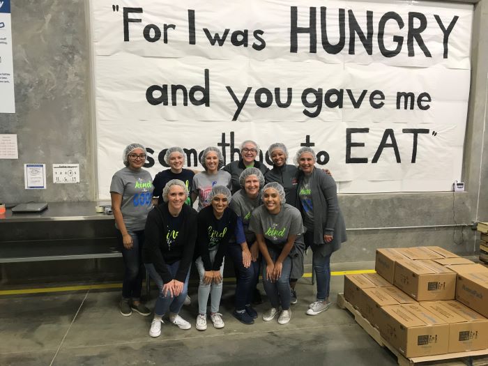 CFB IB Schools Pack Meals for Those in Need