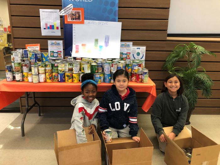 Good Elementary Student Leads Canned Food Drive for Metrocrest