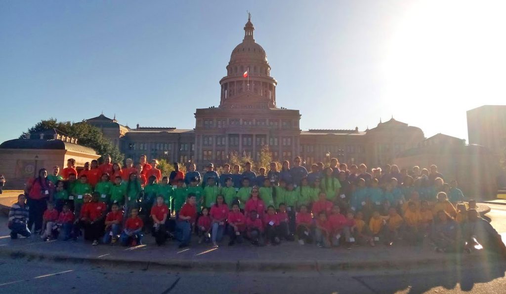 Thompson Elementary Students Travel to Austin with Education in Action