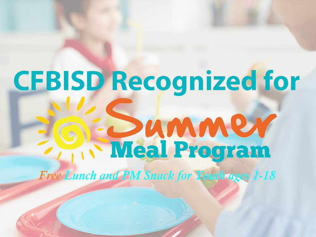 CarrolltonFarmers Branch ISD receives recognition for Summer Meal